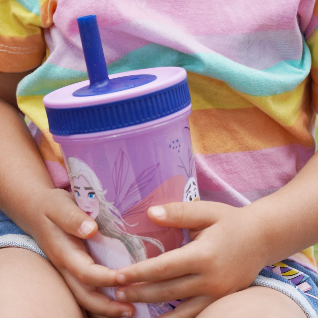 Frozen - Leakproof Silicone Straw Tumbler - 465ml