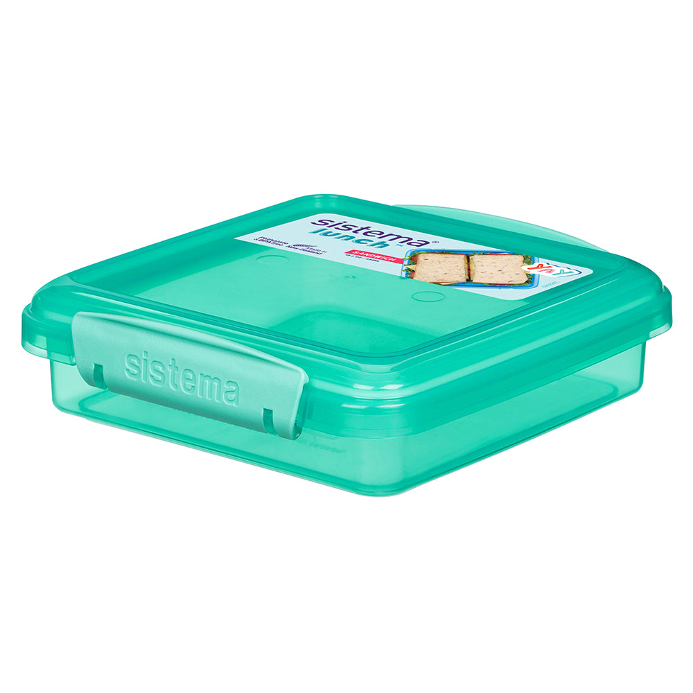 Sistema 450ml Sandwich Box - Teal
