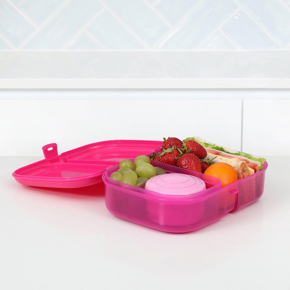 Sistema 1.1L Ribbon Lunch with 1 Mini Bite - Pink