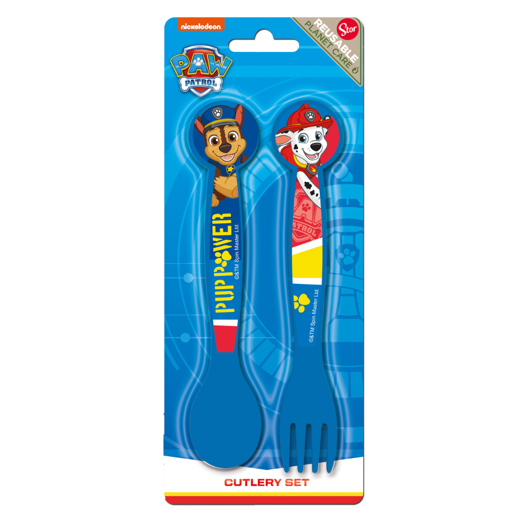 Paw Patrol Boys 2 Piece Cutlery Set
