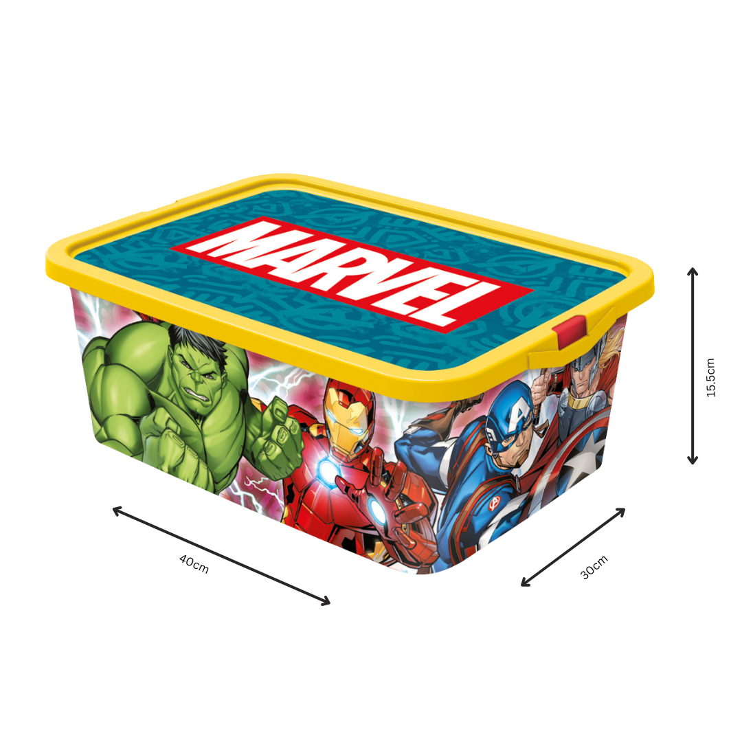 Avengers 13L Storage Click Box