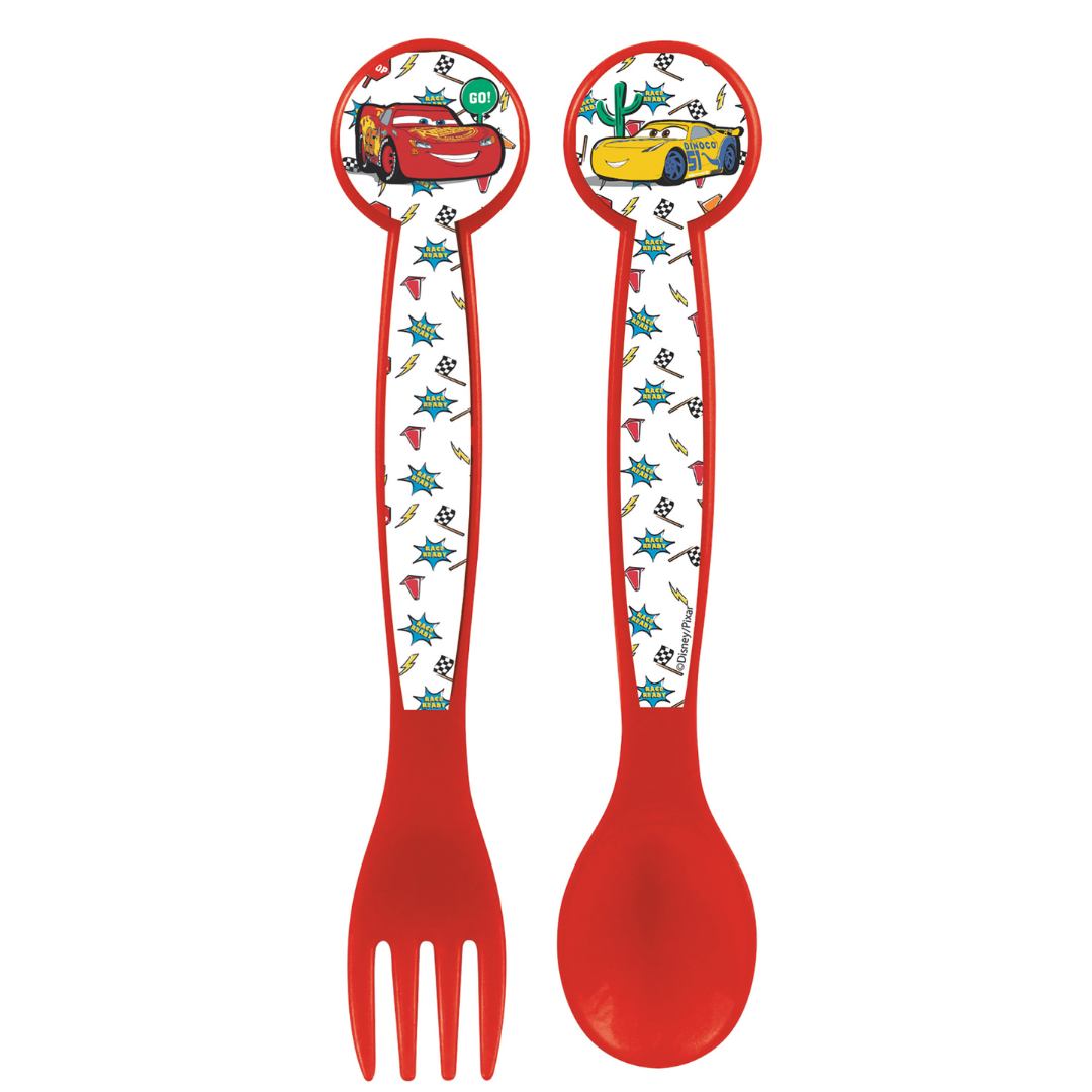 Cars 2 Piece Cutlery Set