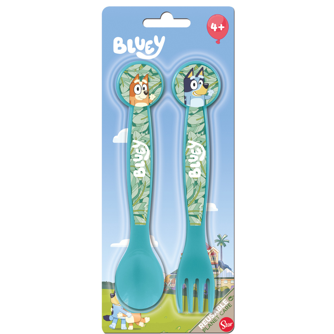 Bluey 2 Piece Cutlery Set