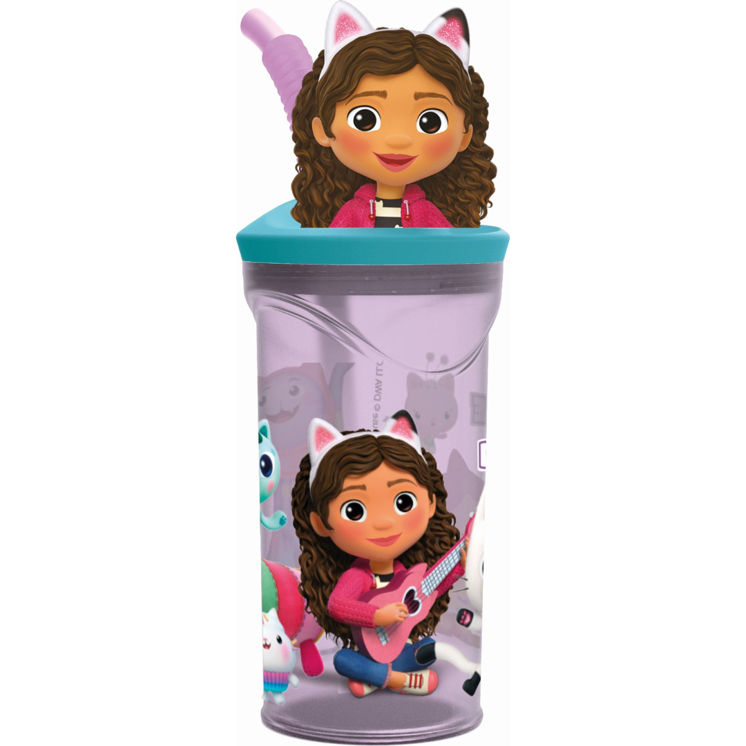 Gabbys Dollhouse-3D Figurine Tumbler-360ml