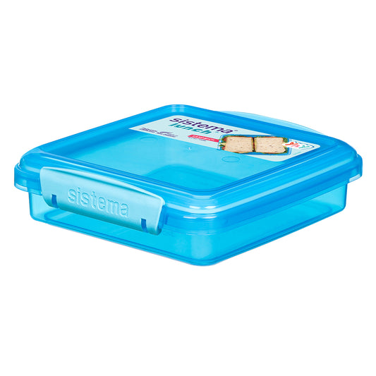Sistema 450ml Sandwich Box - Blue