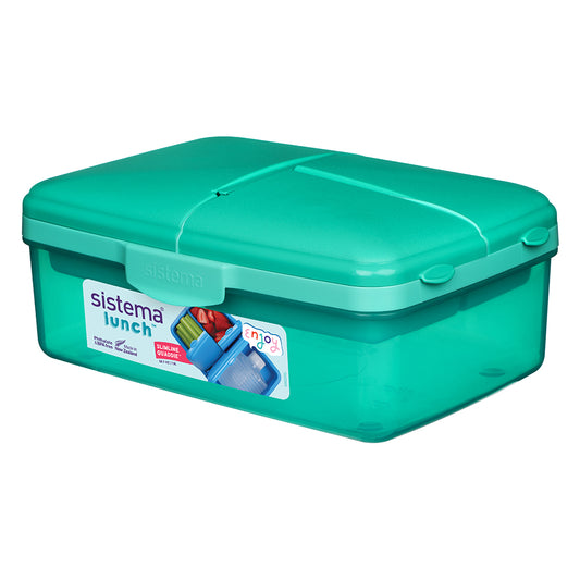 Sistema 1.5 Litre Slimline Quaddie - Teal