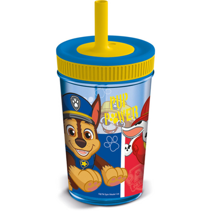 Paw Patrol - Leakproof Silicone Straw Tumbler - 465ml