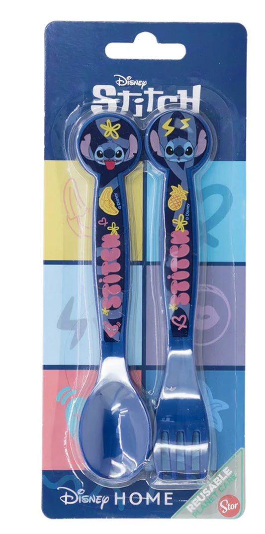Stitch 2 Piece Cutlery Set