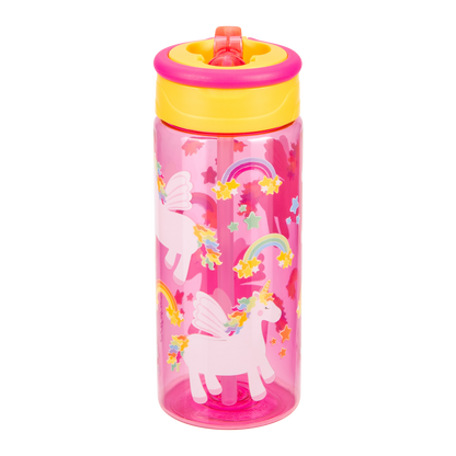 Cool Gear Printed Skim Ring Bottle - 473ml - Unicorns