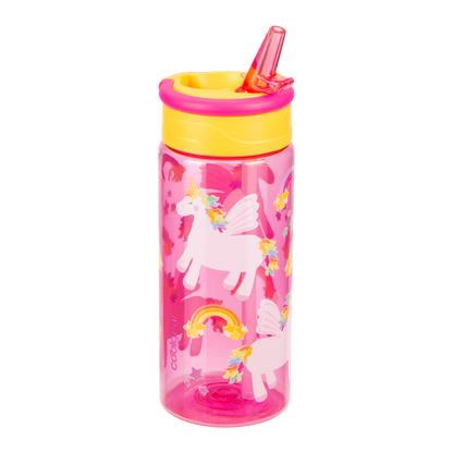 Cool Gear Printed Skim Ring Bottle - 473ml - Unicorns