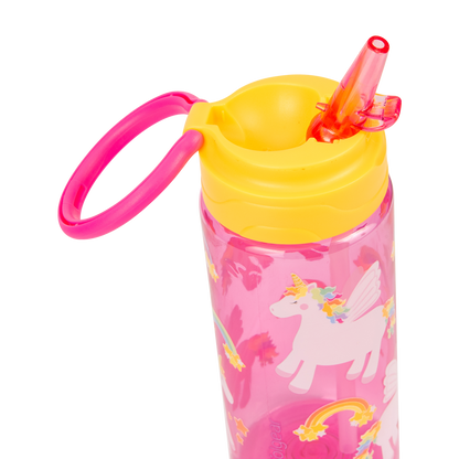 Cool Gear Printed Skim Ring Bottle - 473ml - Unicorns