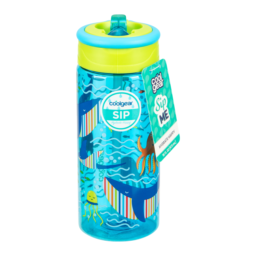 Cool Gear Printed Skim Ring Bottle - 473ml - Under The Sea