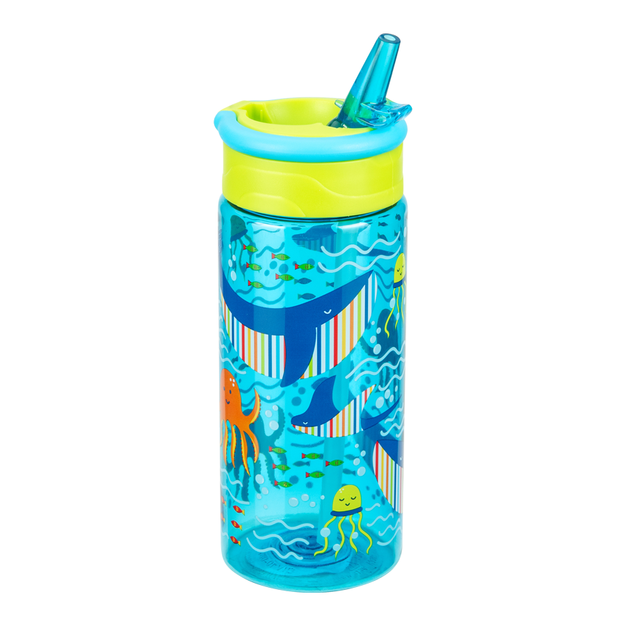 Cool Gear Printed Skim Ring Bottle - 473ml - Under The Sea